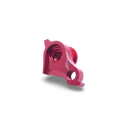 Universal derailleur hanger in red for SRAM UDH frames