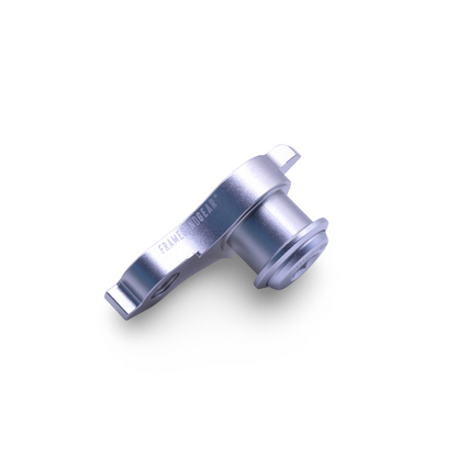 Universal derailleur hanger in silver for SRAM UDH frames