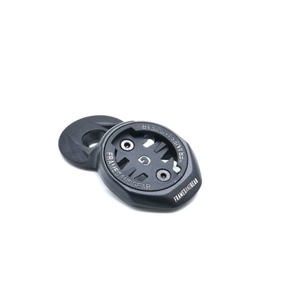 Universal cycling computer mount for XC stems and mountain bikes